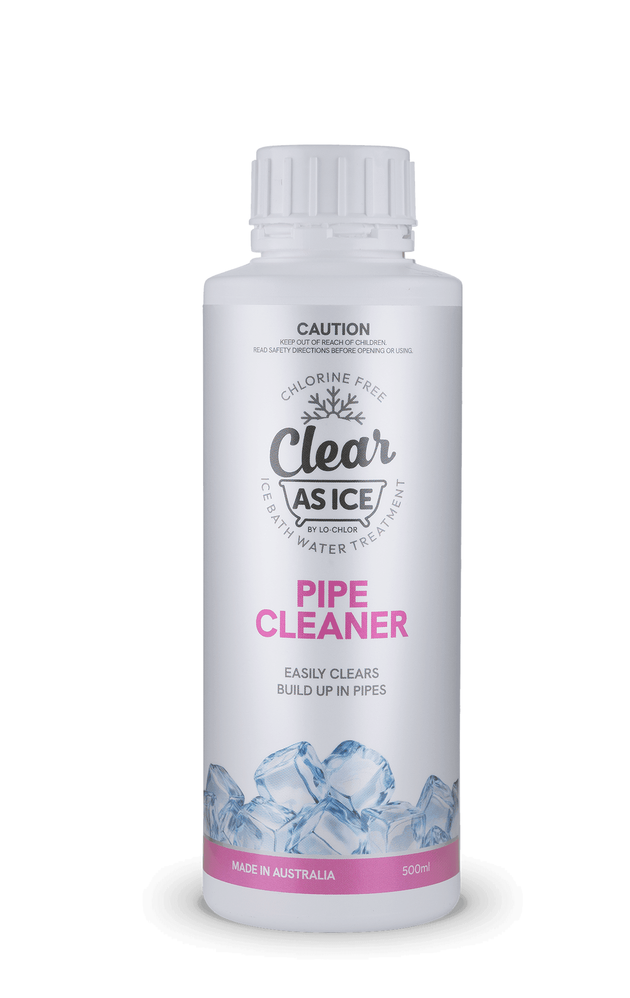 CLEAR AS ICE PIPE CLEANER