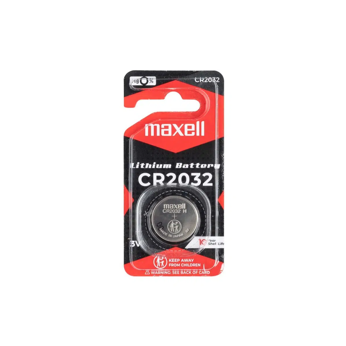 MAXELL CR2032 BATTERY FRONTIER TIMER WHITE, NON RECHARGABLE