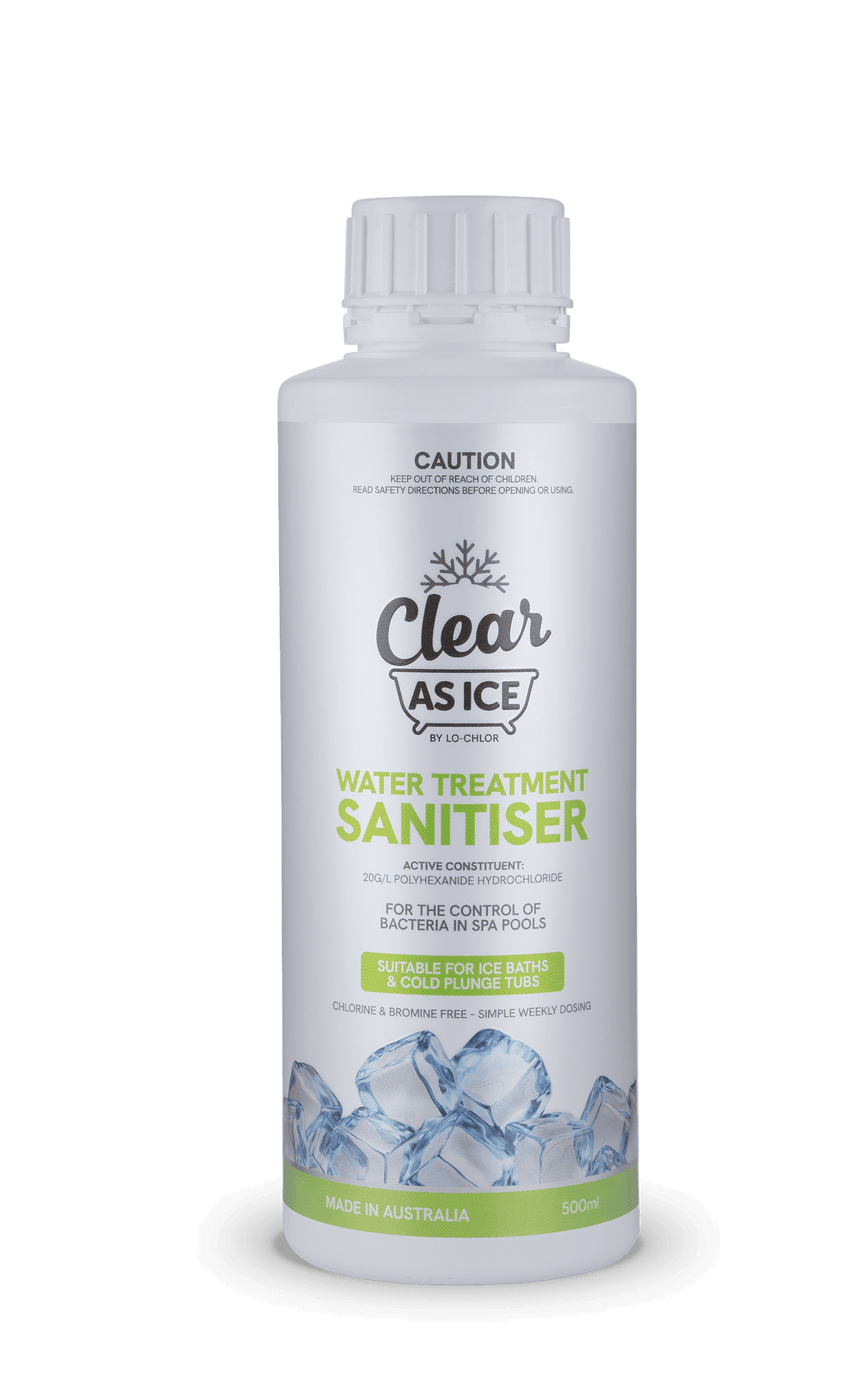 CLEAR AS ICE SANITISER 500ML