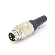 5M 5PINS M16 PIN MALE QUICK CONNECT TO M12 SCREW ON POLE FEMALE CABLE