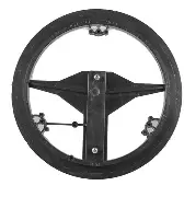 PEBBLE RING GK LIGHT - BLACK